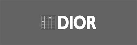 dior sizing chart|dior size chart clothing.